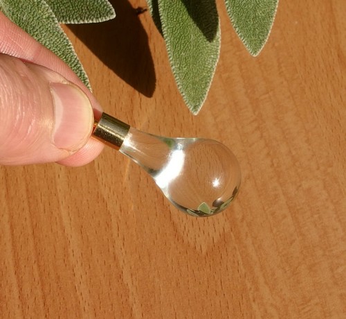 Pendule goutte cristal - cristal,
