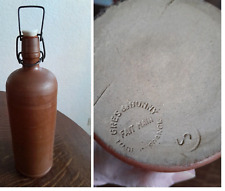 ANCIENNE BOUTEILLE ESTAMPILLEE GRES DE BONNY FAIT MAIN MADE IN FRANCE (photos)