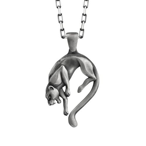 Collier panthère sauvage - , en