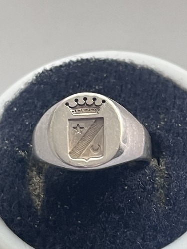Chevalière armoiries 19 - or,