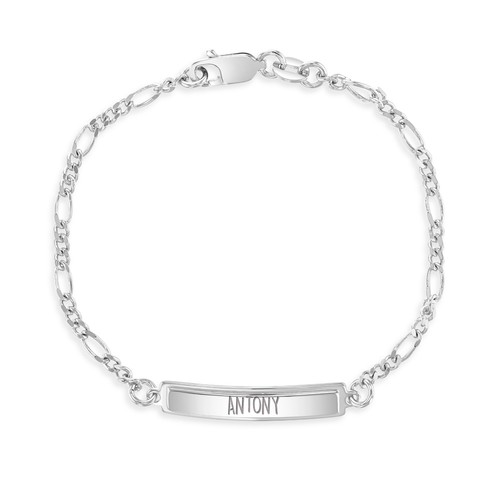 Bracelet chaîne figaro 925 - bracelet,