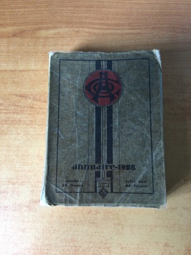 Annuaire 1928 automobile club - annuaire,