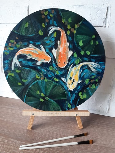 Peinture originale poisson - originale, de