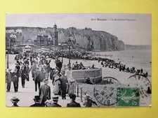 cpa Normandie DIEPPE Écrite en 1916 par Ch. BUREL à Odette BUREL de ROUTOT