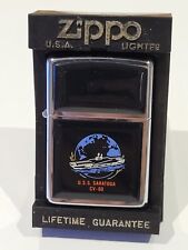 Rare ZIPPO ultralite U.S.S SARATOGA CV-60 army military new perfect condition