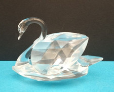 Figurine Cristal SWAROVSKI Cygne signé (tampon)