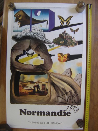 Affiche 1970 chemins fer - chemins,