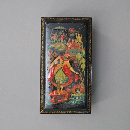 Boîte russe lackmalerei - russe,