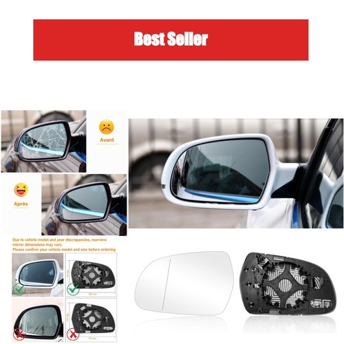 Verre rétroviseur gauche audi - verre,