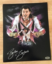 BRUTUS “THE BARBER” BEEFCAKE WCW WWE SIGNED 8x10 CUSTOM PHOTO With HOLOGRAM COA