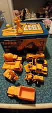 Tonka tin with toys - with,
