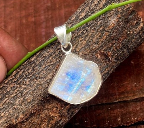 Pendentif pierre lune - pierre,
