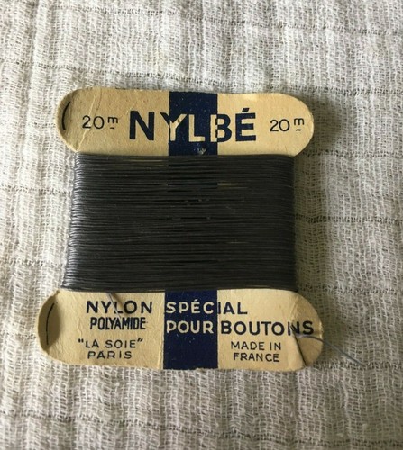 Ancienne carte fil nylon - carte,