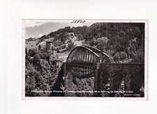 189) Arlbergbahn ARLBERG château WIESBERG avec pont Trisannabrücke Tyrol