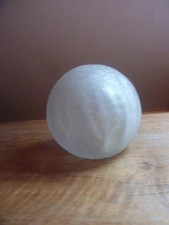 PETIT GLOBE BOULE EN VERRE  POUR LAMPE STATUE VEILLEUSE ART DÉCO