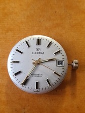 Cadran +mouvement ELECTRA 25 Jewels Cal PUW 1561 Automatique FONCTIONNE 
