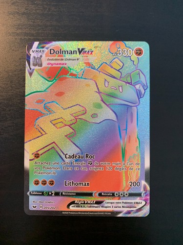 Carte pokémon dolman vmax - dolman,