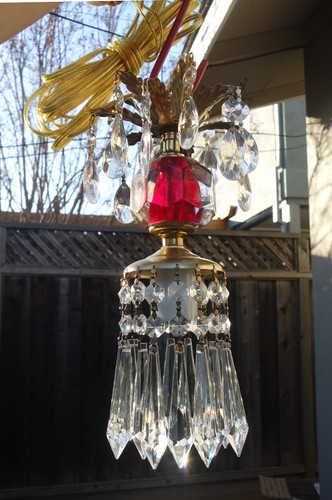 Vintage cranberry ruby pressed - ruby,