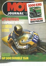 MOTO JOURNAL N°506 GP AUTRICHE / MOTO DIESEL / HONDA CBX 1000 PROLINK / GP 500