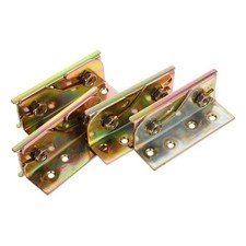 4 Pcs Charnière De Lit Tiges