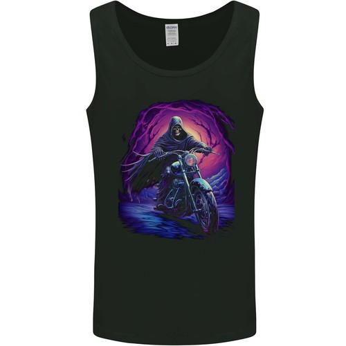 Gilet tank top skull biker - skull,
