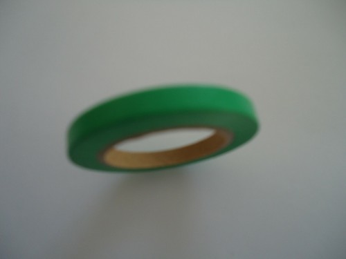 Ruban adhesif uni - adhesif, vert