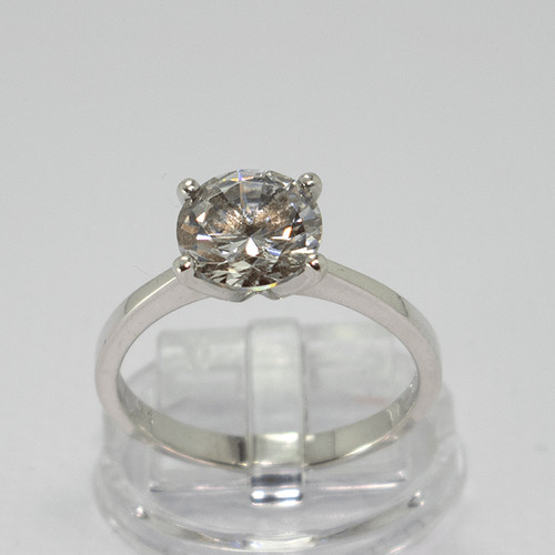 Bague solitaire argent - bague,
