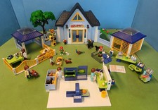 Playmobil Clinique Vétérinaire 4343 + Extension Et Salle D'Opération  4346