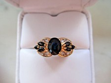 14K or Jaune 2Ct Saphir