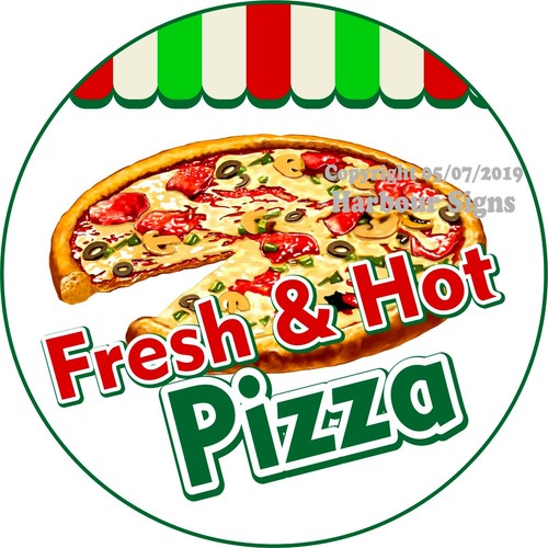 Pizza decal - your, size)