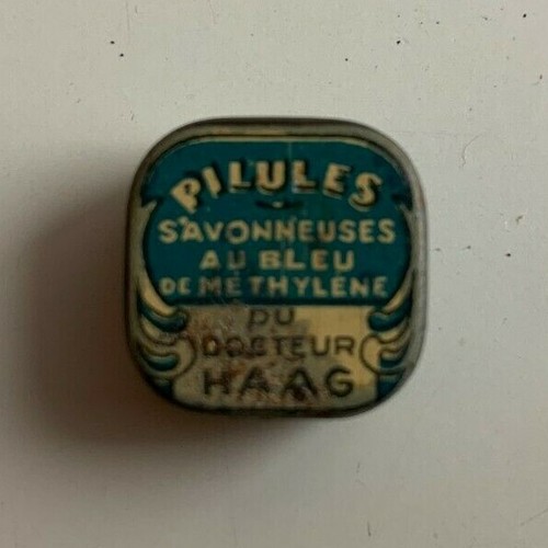 Ancienne boite metal pilules - ancienne,