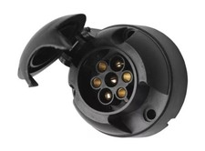 Socle prise femelle remorque caravane 7 pôles 12 V capot protection BGS