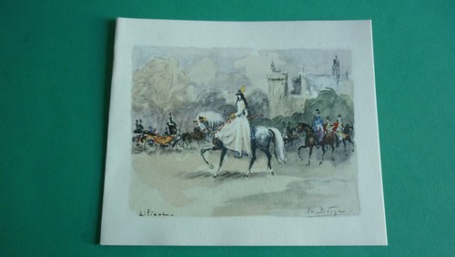 Aquarelle reproduction carte - reproduction,