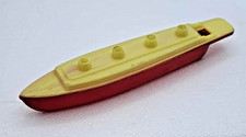 BONUX CADEAU LESSIVE SIFFLET FORME PAQUEBOT BATEAU PLASTIQUE 13 CM ANNEES 60'