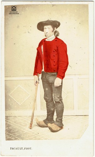 Photo cdv 1870 pyrénées - cdv, ca