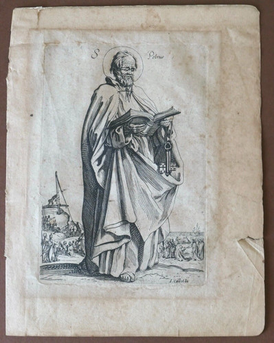 Saint pierre gravure après - saint,