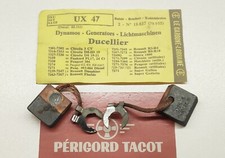 Balais Dynamo Ducellier Charbon UX 47 CITROEN DS ID 19 21 PEUGEOT 204 403 UX47