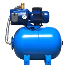 Pompe Surpresseur Eau 750w 4200 L/h Réservoir 50l - 4 Bars Avec Manomètre Et Pre