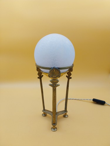 Lampe art déco bronze - , laiton