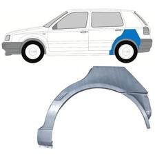 Panneau de réparation arc d'aile arrière pour Volkswagen Golf 3 1991-1998