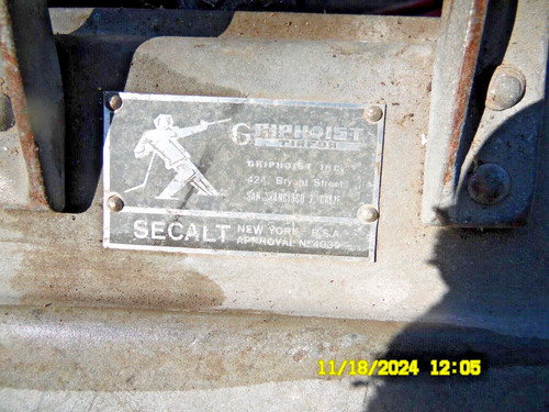 Griphoist tirfor 3300 lbs - tirfor,