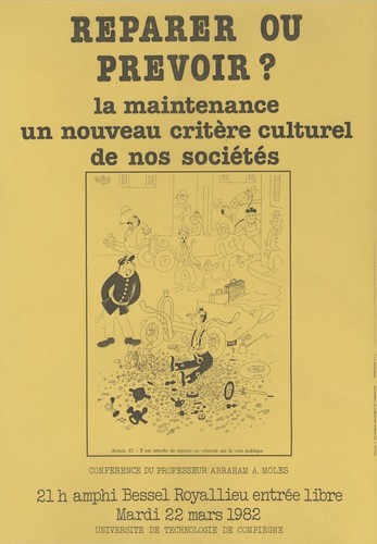 Reparer prevoir affiche - "reparer,