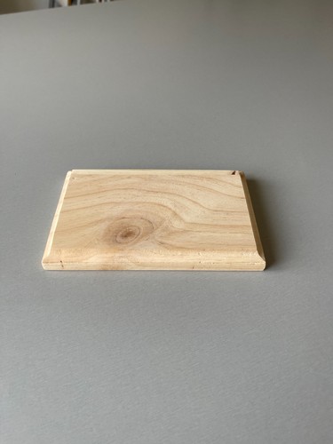 Socle bois brut - en,