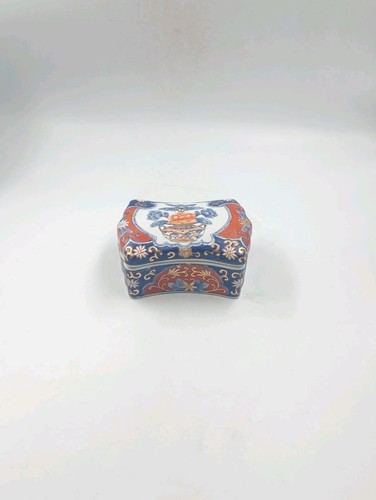 Boîte festonnée porcelaine - boîte,