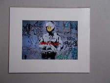 Banksy  " Riot Cop " , Photo /