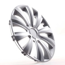 4x Couvre-roues 14 pouces Enjoliveurs de jante "Delta" silber compatibles avec C