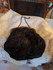 ANCIEN FERMOIR MONTURE DE SAC DE BAL MINAUDIERE en Métal tissus a refaire