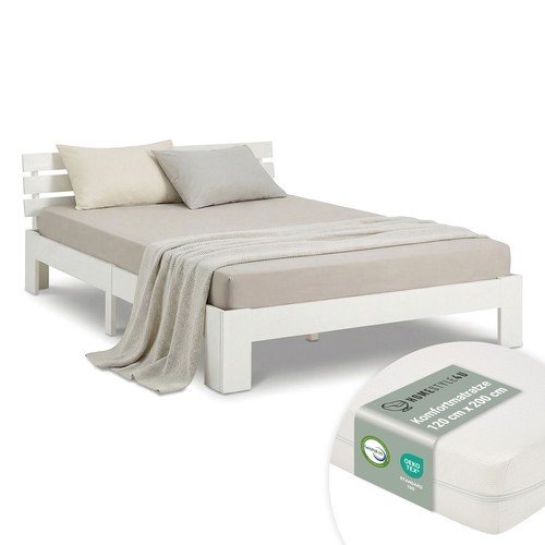 Lit double 120x200 avec - lit,