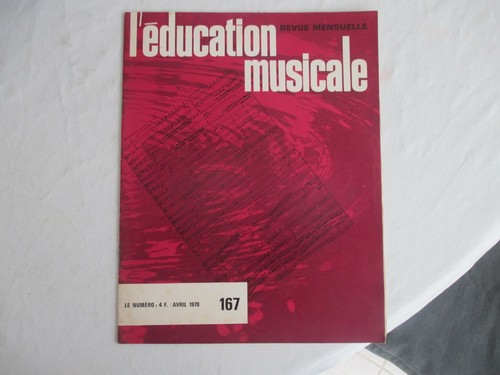 éducation musicale - l’,