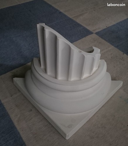 Colonne dorique plâtre - dorique, ou
